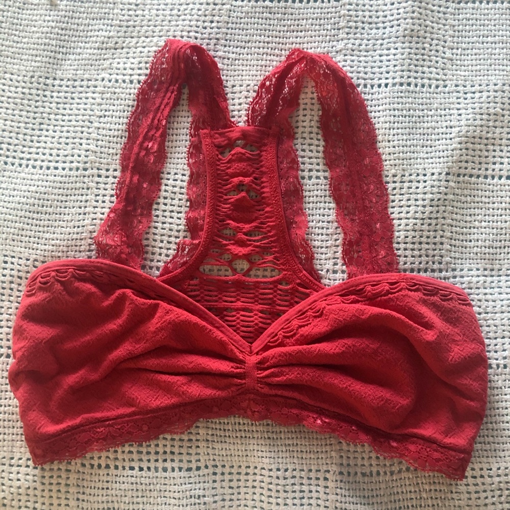 Free People Pink Racerback Bralette size XS/S